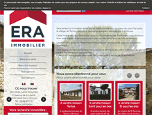 Tablet Screenshot of era-immobilier-tartas.fr